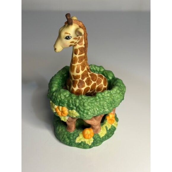 VTG 1988 Safari Surprises "GIRAFFE" 4.75" Franklin-Mint Porcelain Decor Figurine - Picture 2 of 7
